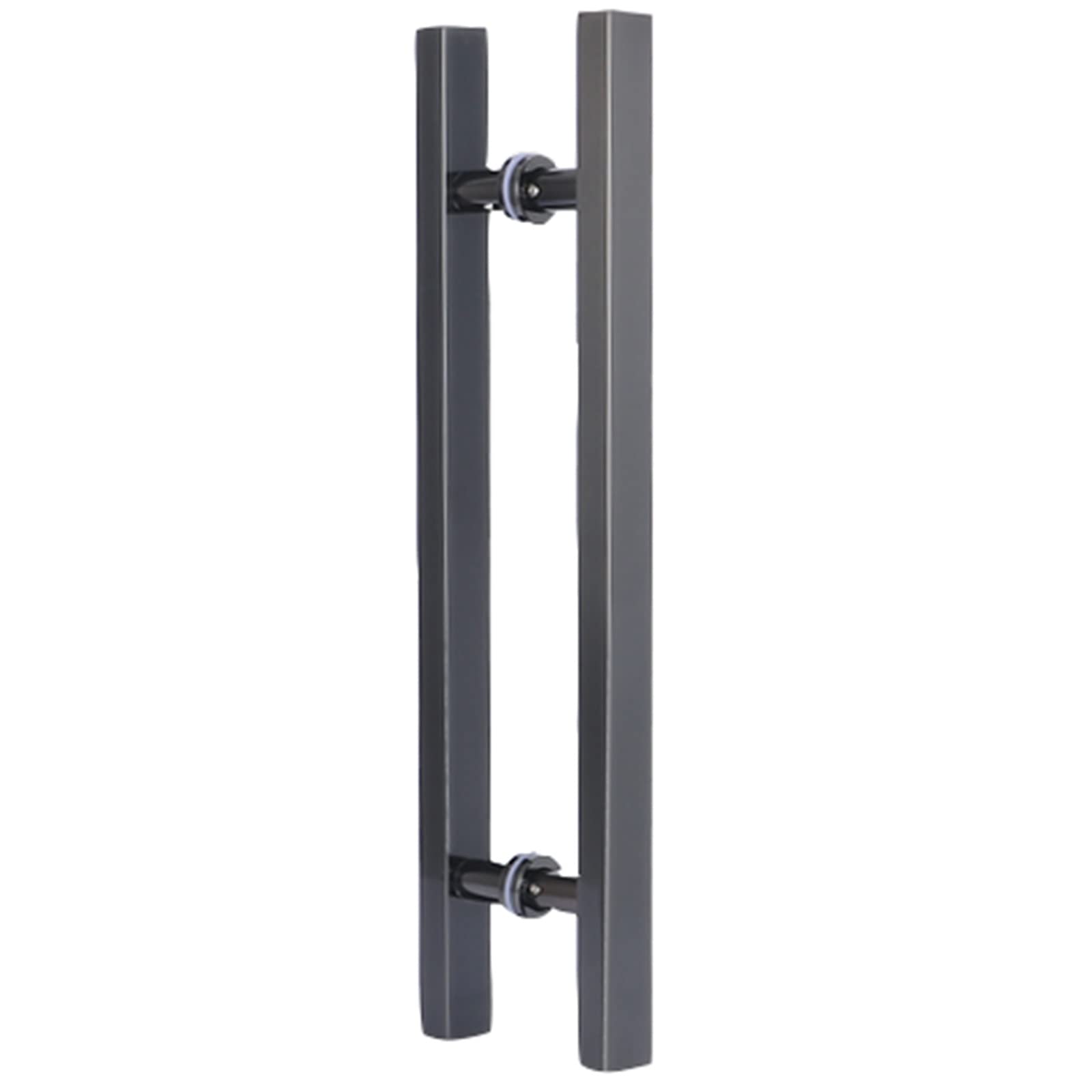 Gthtuhfd Black Rose Gold Double Sided Square Push Pull Sliding Door Handle For Barn Doors Outside Doors Interior Door 800Mm,-600Mm