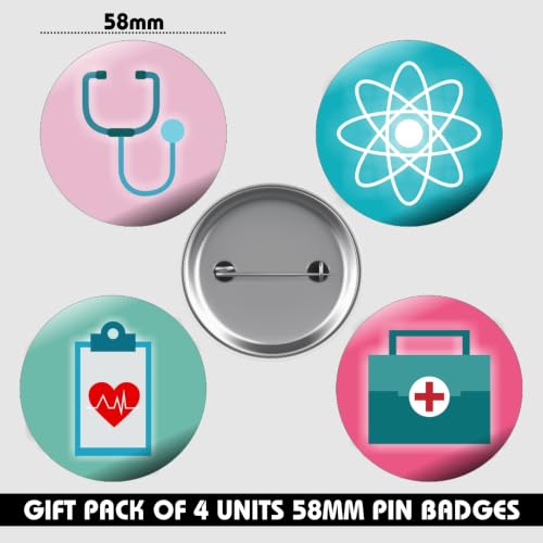 Image of Motivational Pins Badges 58mm Size | Round Button Badges | Inspirational Quotes | Return Gift | Event Badges | Kids Badges | Women brooches | Perfect for Backpacks