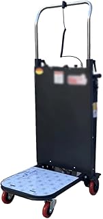 Stair Climber Cart Tracked Electric Stair Climbing Hand Trucks with 4 Wheels Battery Powered Stair Climbing Hand Trucks Dolly Cart for Logistics for Up and Down Stairs Easily