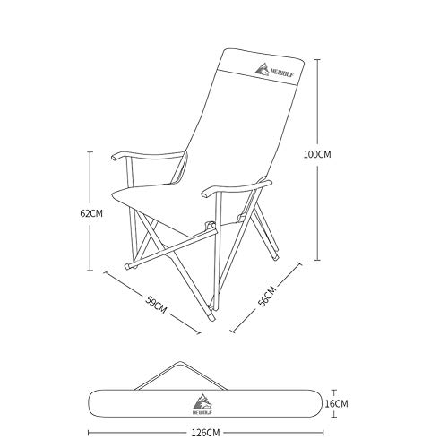 Chaise pliante ultra légère de camping avec sac de transport compact - 2