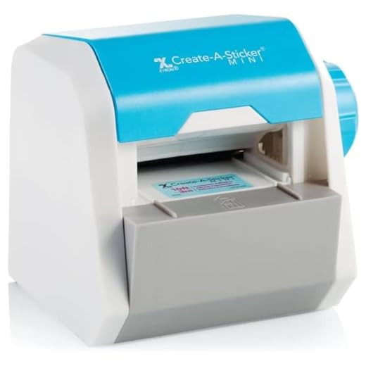 Xyron Create-A-Sticker, Sticker Maker, Mini, Includes Permanent Adhesive Cartridge (XRN250-CFTEN)