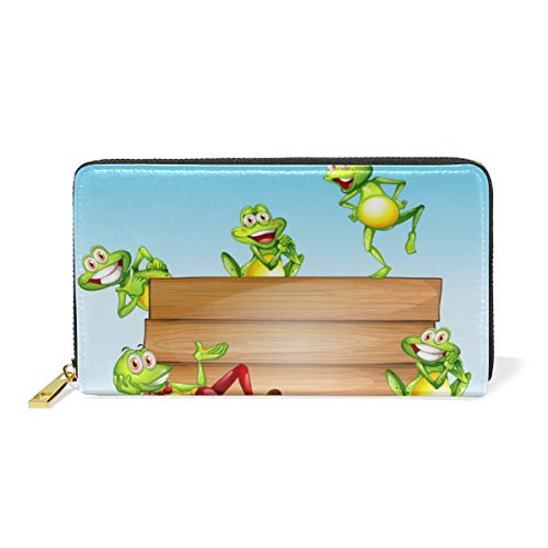 Porte-cartes grenouille femme en cuir : fini le désordre dans le sac