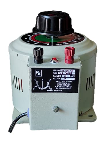 RK ELECTRONICS/12A CLOSE/VARIAC/DIMMER/AUTO TRANSFROMERS/SINGLE PHASE/VOLT 0-270VOLT/COPPER WINDING/TWO YEAR MANUFACTRING WARRENTY (B093DV9CZG) Amazon Price History, Amazon Price Tracker