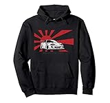 Automotive Apparel, JDM, rising sun, japanese domestic market hoodie. Als Geschenkidee (Weihnachten) für Jungen, Männer, Auto Fans und Enthusiasten. Oder als Geschenk für Väter, Söhne, KFZ Mechaniker, Mechatroniker, Ingenieure, Schlosser. Racing Concept