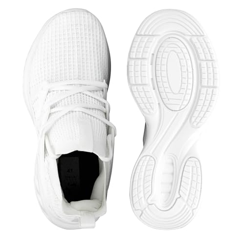Image of Pujcs Men's Slip On Walking Shoes - Lightweight Breathable Mesh Sneakers for All Day Standing,Non Slip Shock Absorbing Athletic Footwear for Gym,Travel & Work