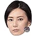 Keiko Kitagawa (Earings) Maska z Celebrytą, Płaska Kartonowa Twarz, Elegancka Maska