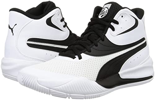 Foto von PUMA Triple Mid Basketballschuh Herren schwarz/weiß, 11 UK - 46 EU