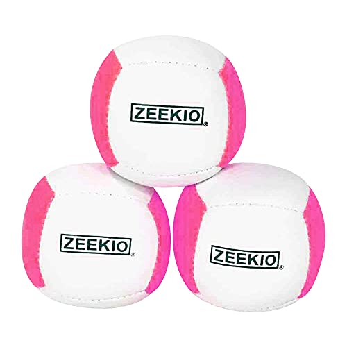 Balles de jonglage lunaires Zeekio 110 g anti-perte visuelle sous lumière UV