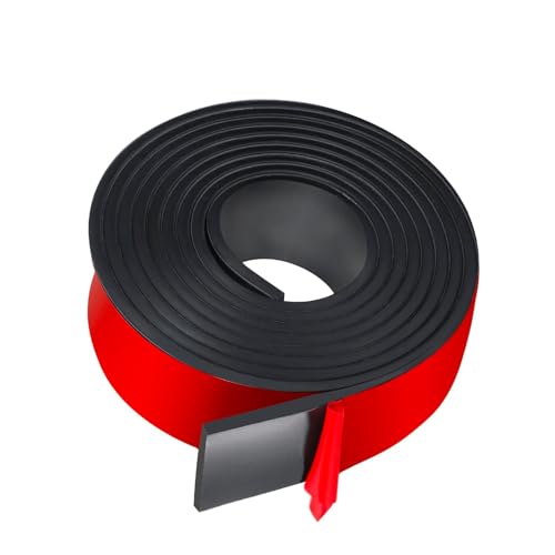 Tiras De Goma De Neopreno 40mm(B) x2mm (D) x300cm(L), Rollos de Goma Adhesiva, para Sellos de Bricolaje, Cubiertas, Protección de Revestimientos de Pisos, Aislamiento, Antivibración, Antideslizante