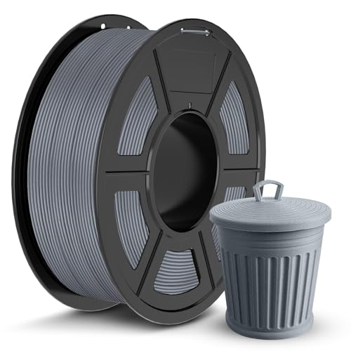 Image of JAYO PLA 3D Printer Filament Gray, PLA Filament 1.75mm, 1.1KG Spool, Dimensional Accuracy + /- 0.02mm, Fit Most FDM Printer