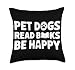 Pet Dog Love Jesus Be Happy Christian Cat Lover Throw Pillow