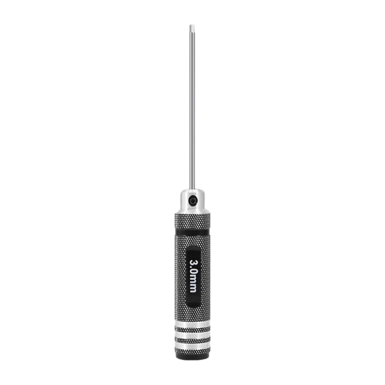 Kaccde 3Mm Round Handle Hexagonal Screwdriver Hobbyist For Aircraft Models Featuring High Speed Steel Construction Tiny Hexagonal Driver