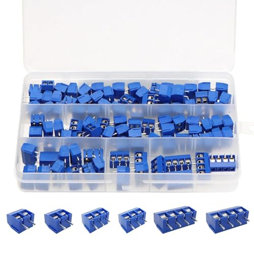 Borniers à vis bleus KF301-2P/3P idéaux pour vos projets de domotique et robots DIY