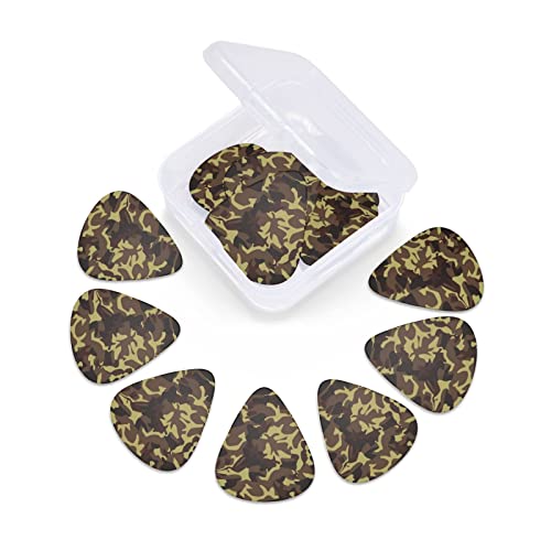 Médiators Guitare 12-Pack Motif Camouflage Médiators Pour Guitare Électrique Guitare Acoustique Diverses Guitares - Les Beatles, Paul McCartney, John Lennon, RIngo Starr, George Harrison Médiators Guitare 12-Pack Motif Camouflage Médiators Pour Guitare Électrique Guitare Acoustique Diverses Guitares – Image 6
