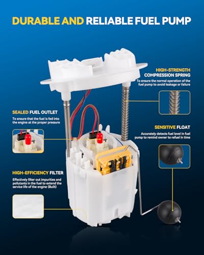 Image of PHILTOP Electric Fuel Pump Assembly Compatible with 2005-2010 Chrysler 300, 2006-2010 Dodge Charger, 2005-2008 Dodge Magnum, 2009-2010 Dodge Challenger, FG1052