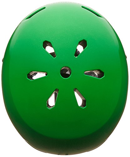 Punisher Skateboards Pro 13-Vent Dual Safety Certified BMX Bike and Skateboard Helmet, Bright Neon Lime Green, Youth/Teen 9+ - Thumbnail 7