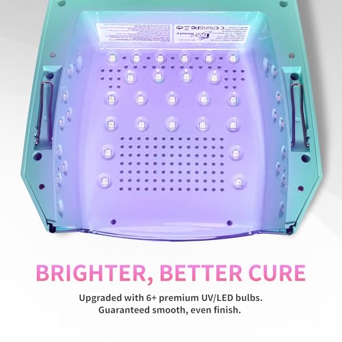 Image of iGel Beauty Hybrid PRO 3.0 XL UV /LED Nail Lamp - Wireless Rechargeable 48W Nail Dryer, Extra Wide Full-Hand Curing, 9000mAh Battery, Smart Timer & Builder Gel Mode, Cordless Professional Lamp