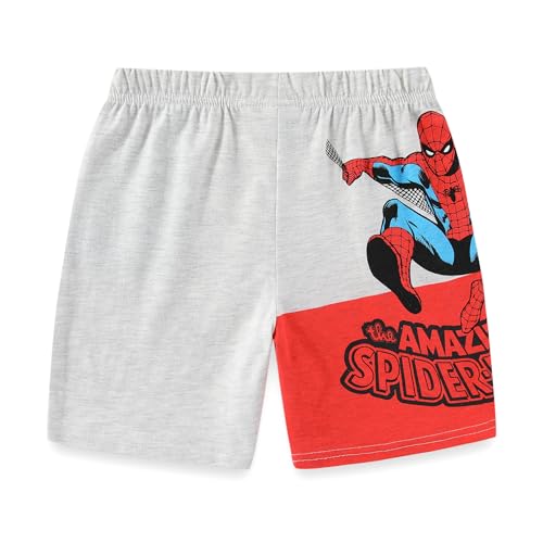 Image of Marvel Spider-Man Boys Short Sleeve T-Shirt and Shorts Set for Big Kids