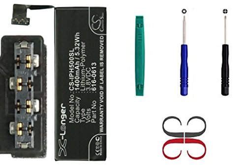  DN Ricambio Part Battery Batteria Sostituzione per iPhone 5 (No 5S e No 5C)