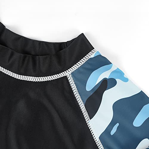 ZukoCert Boys' Swimwear Kids Long Sleeve Two Piece Rash Guard UPF 50+ Sun Protection in 3-10 Years Rash Guard for Boys3