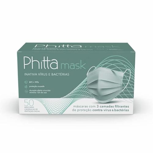 Máscara cirúrgica virucida 50 unidades