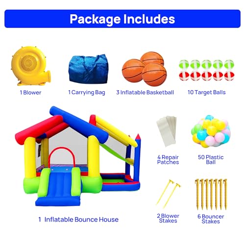 Wellfuntime KS6615 Inflatable Bounce House thumb #6