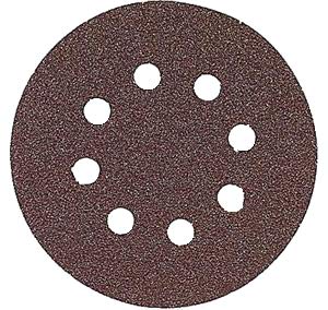 125mm Mixed Grits P60/80/120 8 Hole Flexovit Hook & Loop Abrasive Sanding Discs. Wood, Metal, Paint, Filler. Per 6 Discs