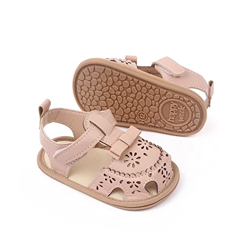Baby Shoes Summer Baby Boy Girl Shoes Toddler Flats Sandals Soft Rubber Sole Anti-Slip Hollowed Crib First Walker Shoes3