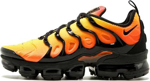Image of Air VaporMax Plus Mens Running Shoes (Black /Total Orange /Total Crimson)