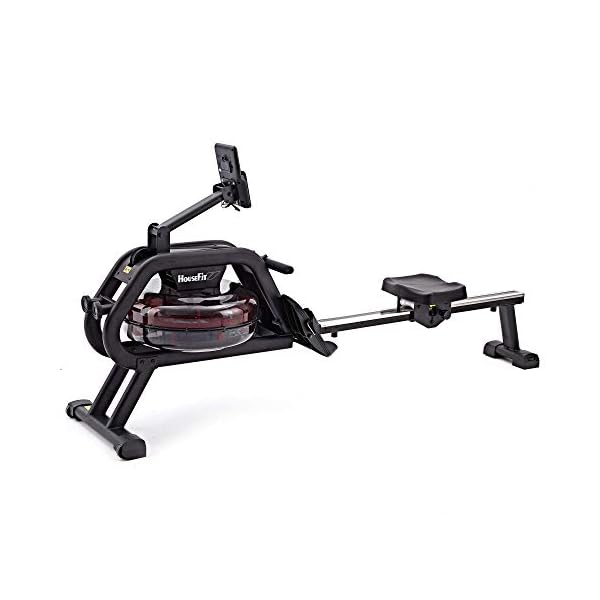 HouseFit-Water-Rower-Rowing-Machine-with-Bluetooth-APP-330Lbs-Weight-Capacity-for-Home-use-Water-Resistance-Row-Machine-Exercise-Equipment-with-iPad-and-Phone-Support-LCD-Digital-Monitor HouseFit Water Rower Rowing Machine with 330Lbs Weight Capacity for Home use Water Row Machine Exercise Equipment with iPad and Phone Support LCD Digital Monitor