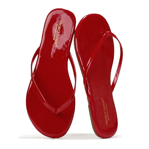 Image of Project Cloud Flip Flops for Women Footwear- Lightweight and Memory Foam Insole Sandals for Women 2026 - Durable Non-Slip Beach Essentials Flats for Women Sandals (Foundations)
