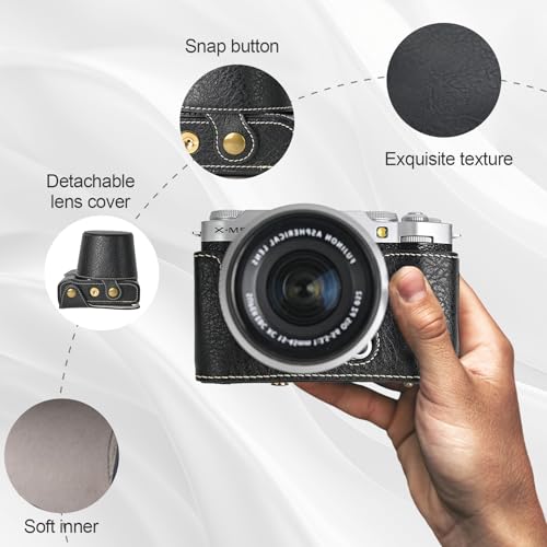 Funda protectora para cámara Fujifilm XM5 negra miniatura 4