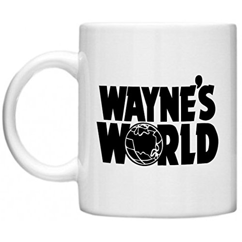 GPO Group Waynes World rétro, Film, Garth, Waynes World Logo Design, Waynes World Mug, Film, Souvenirs, Cadeaux, Passe au Micro-Ondes Passe au Lave-Vaisselle 311,8 Gram Mug Cup