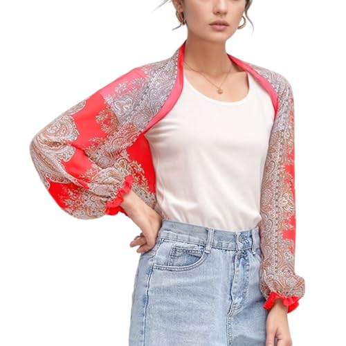 Gloryboom Women's UV Protection Shawl, Women's Ice Silk Cooling Sunproof Sleeve Shawl Lightweight Cuff Cover