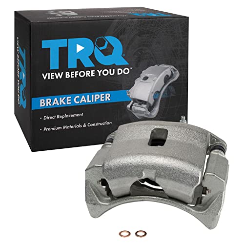 Image of TRQ Front Left Brake Caliper w /Bracket Drivers Side | For 2001-2002 Acura MDX 1999-2004 Honda Odyssey