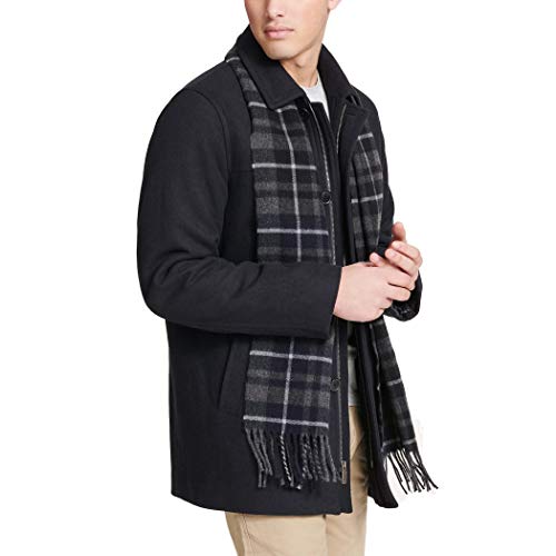 Dockers Men's Weston Wool Blend Coat with Scarf (Regular and Big & Tall)3