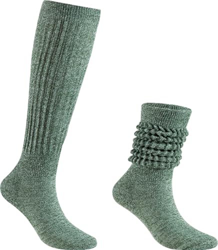 Image of Galsang Women's Slouch Socks, Long Scrunch Knit Casual Socks for Girls, B206