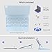 typecase Keyboard Case for iPad Pro 13-inch (M5 2025 / M4 2024), Magic Keyboard with 11 Colors Backlight, Keyboard Case with Pencil Holder, Multi-Touch Trackpad, Easy-Set Magnetic Stand, Light Blue