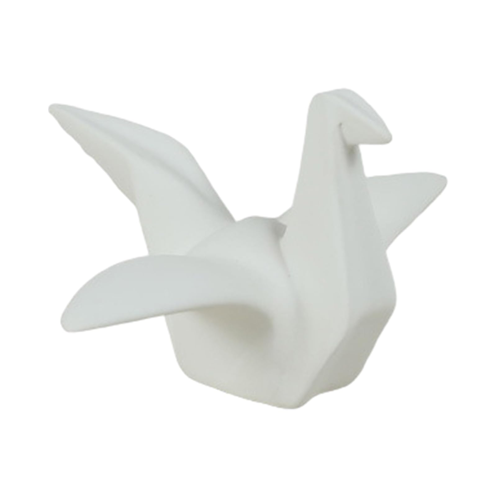 Virelynx Geometric Origami Cranes Figurine – Modern Cranes Sculpture Minimalist, Nordic Creative for Desk Bookshelf