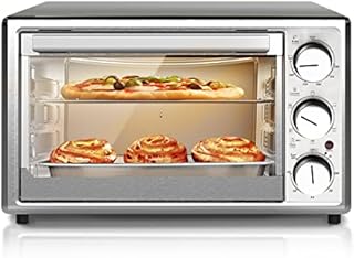 Toaster Oven,Air Fryer Toaster Oven with Convection Heating,Multi-function Stainless Steel Finish with Timer,8-in-1 Baking Oven with Cookies Bake Pan & Broil Rack,12 inch Stainless Steel