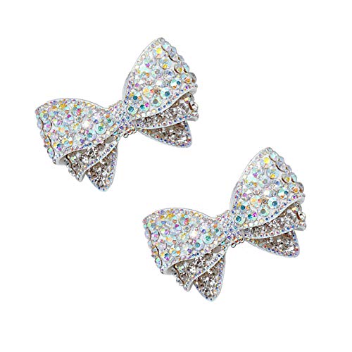 Pinces à chaussures mariage avec strass brillants, bijoux de souliers fins