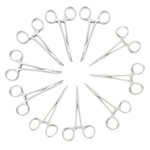 10 Assorted Mosquito Locking Hemostat Forceps 3.5" Ideal for All Types of Hobby and First Aid Kit image 2