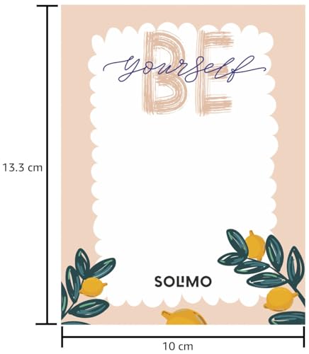 Image of Amazon Brand - Solimo To Do List Notepads, 4 inch X 5.25 inch Tear Off Block Planner For Office, Home, Work Stationery Supplies, Set Of 6, 50 Pages