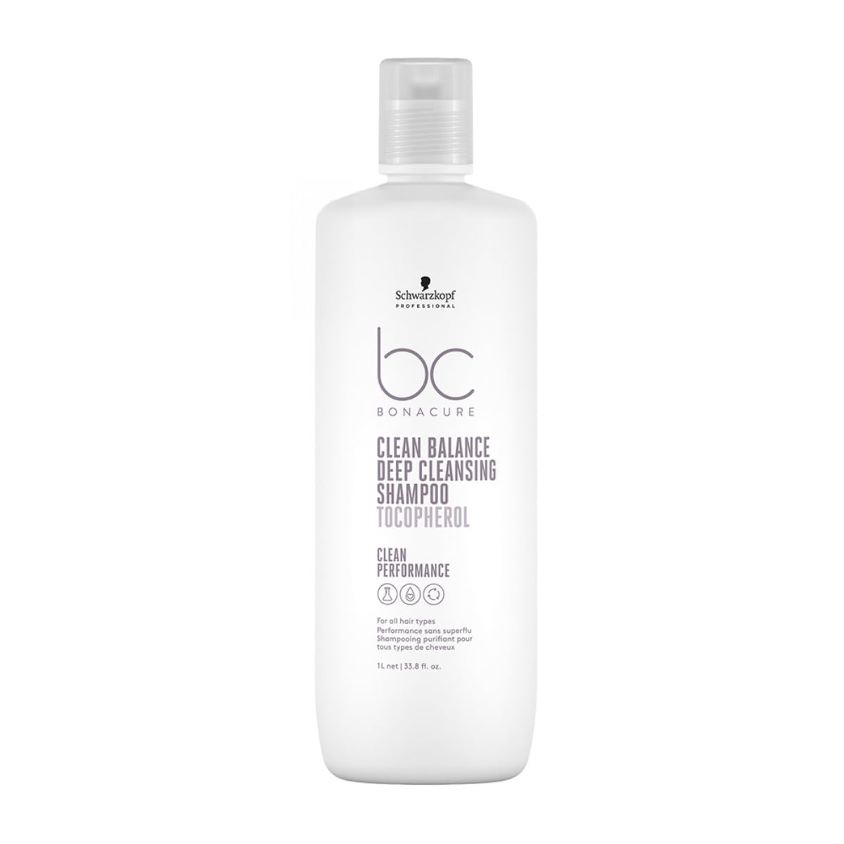 Schwarzkopf Professional Bonacure Deep Cleansing Shampoo | For All Hair Types | 1000ml