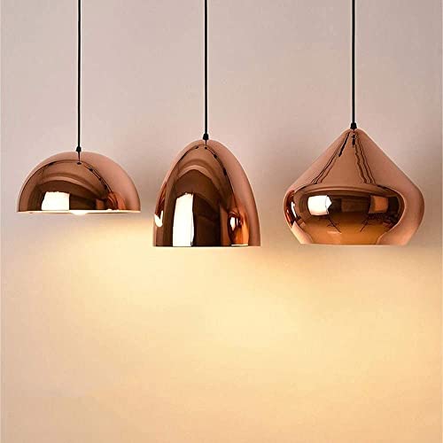 Plafonnier suspension E27 acier clair dôme réglable cuisine salon barre