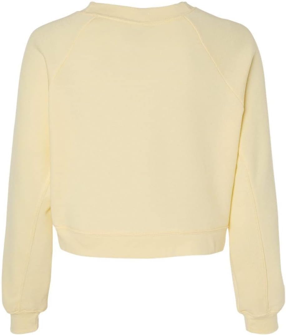 Ladies' Raglan Pullover Fleece - FRENCH VANILLA - M - Image 2