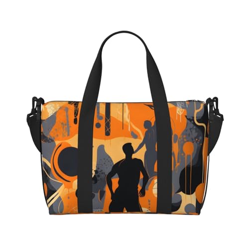 Sport Men Travel Duffel Bag Watercolor Carry On Tote Bag for Women Large Shoulder Weekender Overnight Bag Sports Gym Bag2