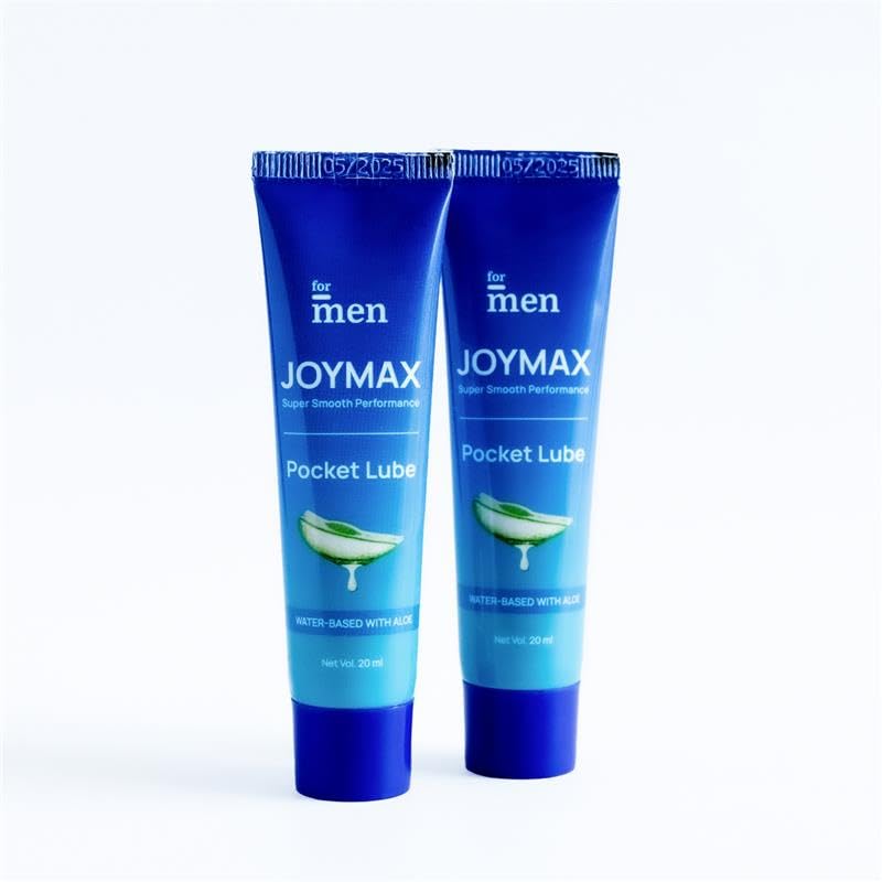 Image of ForMen Water-Based Pocket Intimate Lube Gel with Aloe Vera | Lubricant Gel Men & Women | Non-Sticky, Long-Lasting, Anti-Stain & Skin-Friendly 20 ml (Pack of 2)