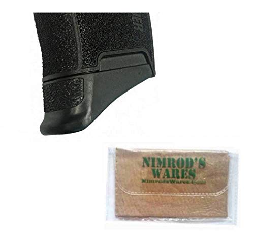 Nimrod's Wares Pearce Grip Extension Compatible with Sig Sauer P365 10rd (NOT for 365XL) PG-365 Bundle with Microfiber Cloth