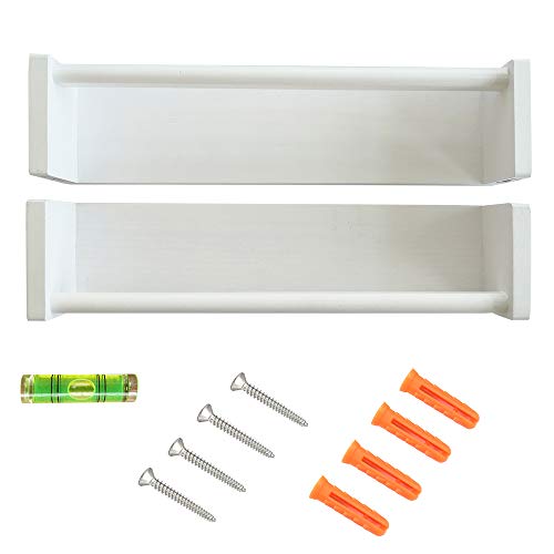 white nursery wall bookshelf